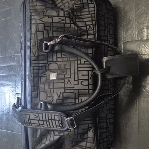 Diane Von Furstenberg Logo Weekender/ Rolling Luggage Bag